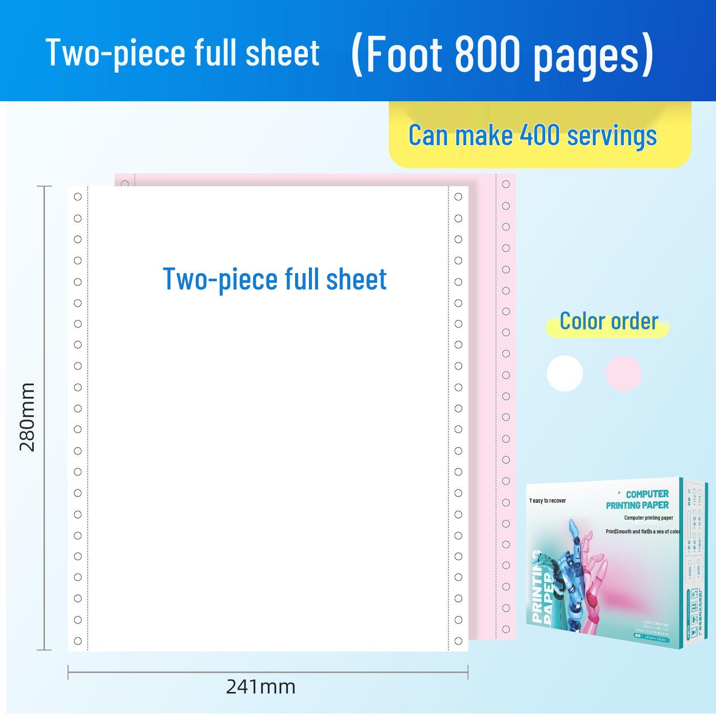Custom Multi-Part Carbonless Computer Paper for Machine-Printed Shipping Orders