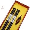 Dragon Pattern Wooden Chopsticks - Ideal for Business, Weddings, Travel, and Special Occasions