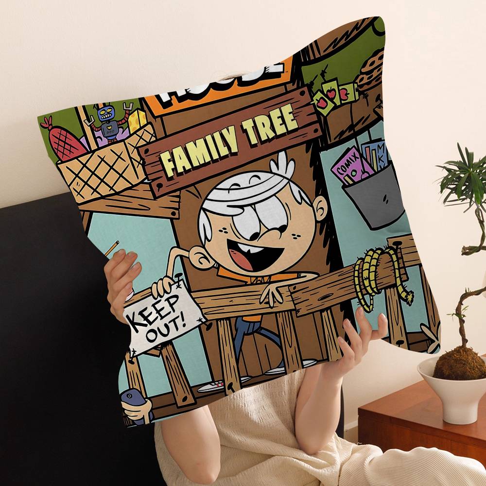 Cartoon The L-Loud H-Houses Cushion Cover Pillowcase Upholstery Sofa Throw Pillow Home Decor Pillowcas