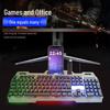 Farbbeleuchtete kabelgebundene Gaming-Tastatur mit mechanischem Gefühl für Laptop & Büro