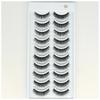 3D False Eyelashes (10 Pairs) - Natural Curl, Soft, Multi-Layered