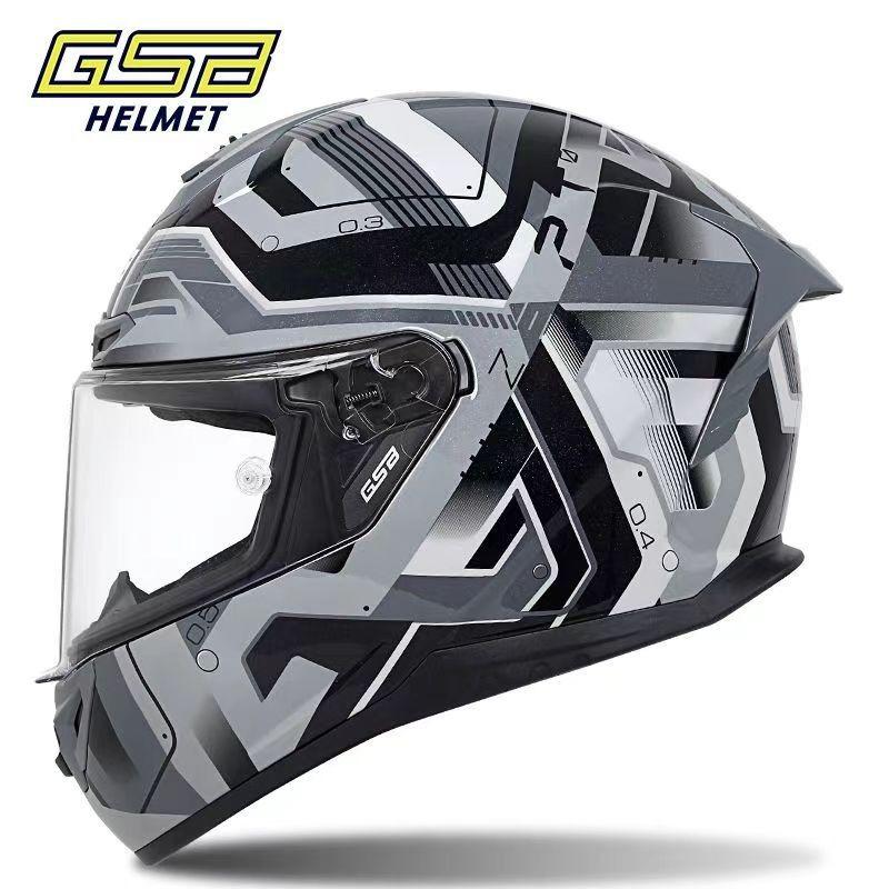 Motorcycle Helmet Men's and Women's Locomotive Full Helmet Bluetooth Electric Vehicle Four-season Universal Running Helmet Helmet