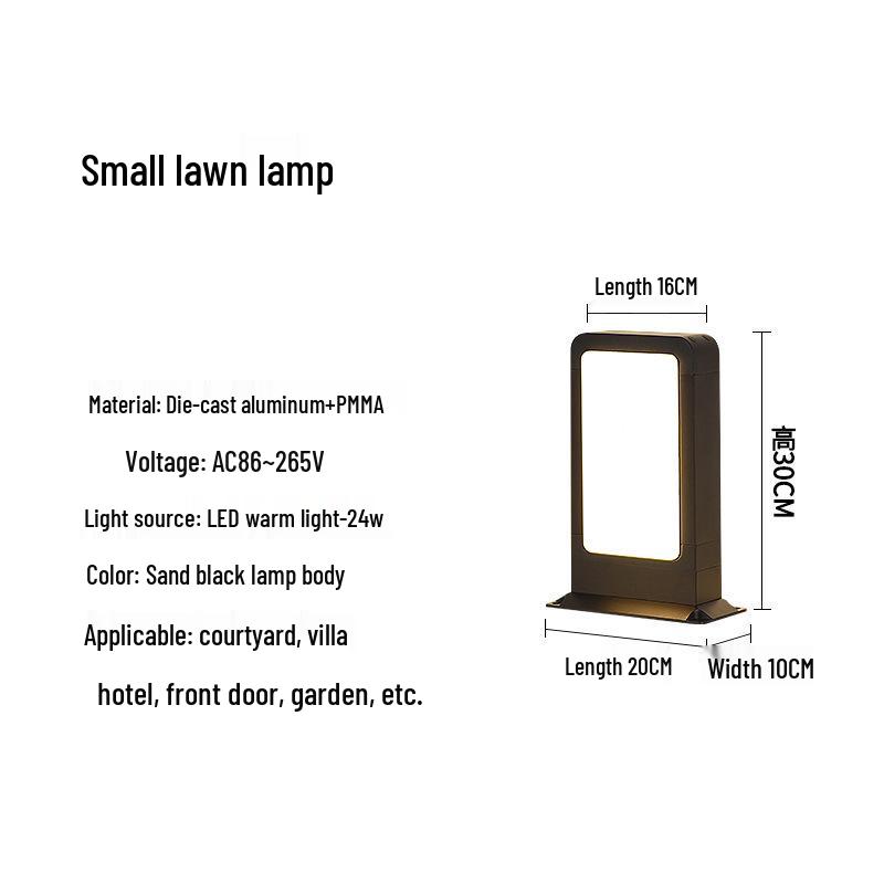 Minimalist LED Garden Lights for Parks and Pathways