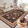 Persian Living Room Carpet Ethnic Style Bedroom Bedside Carpet Retro Home Anti Slip Wear-resistant Pad