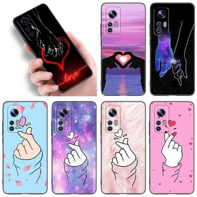 Funda de Teléfono Kpop Love On The Finger Para Xiaomi Mi A2 8 9 SE Note 10 10T 11 12 Lite 9T 11T 12S 12T Pro A3 6X 12X TPU Negra