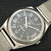 VINTAGE SEIKO 5 AUTOMATIC 7005A JAPAN MENS BLACK COLOR DIAL WATCH A708505-1