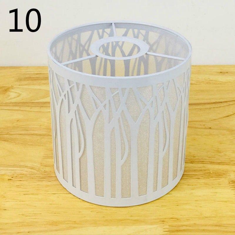 

Креативный полый кованый абажур из художественного железа, минималистичный белый чехол для лампы на кровать, люстра, абажур для украшения дома