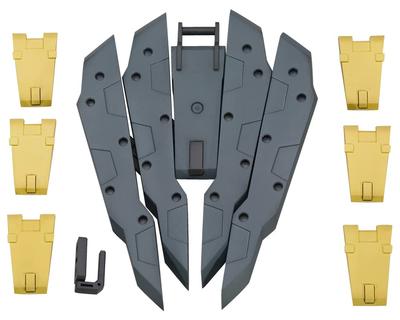 Kotobukiya Modeling Support Goods Weapon Unit 19 Freestyle 110mm In Plastic Model M.S.G Shield, Approx. Length, Non-Scale