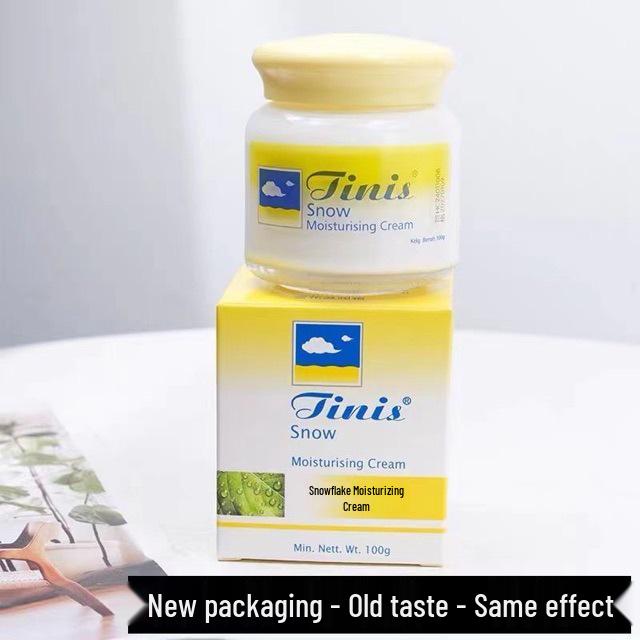 Tinis Snow Lotus Skincare Moisturizing Face Cream for Women 50g Jar