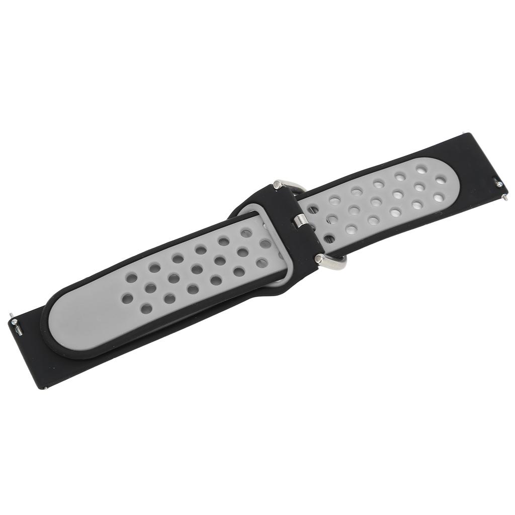 20mm Soft Silicone Watch Band Strap Wristband Replacement with Holes for GTS 3
