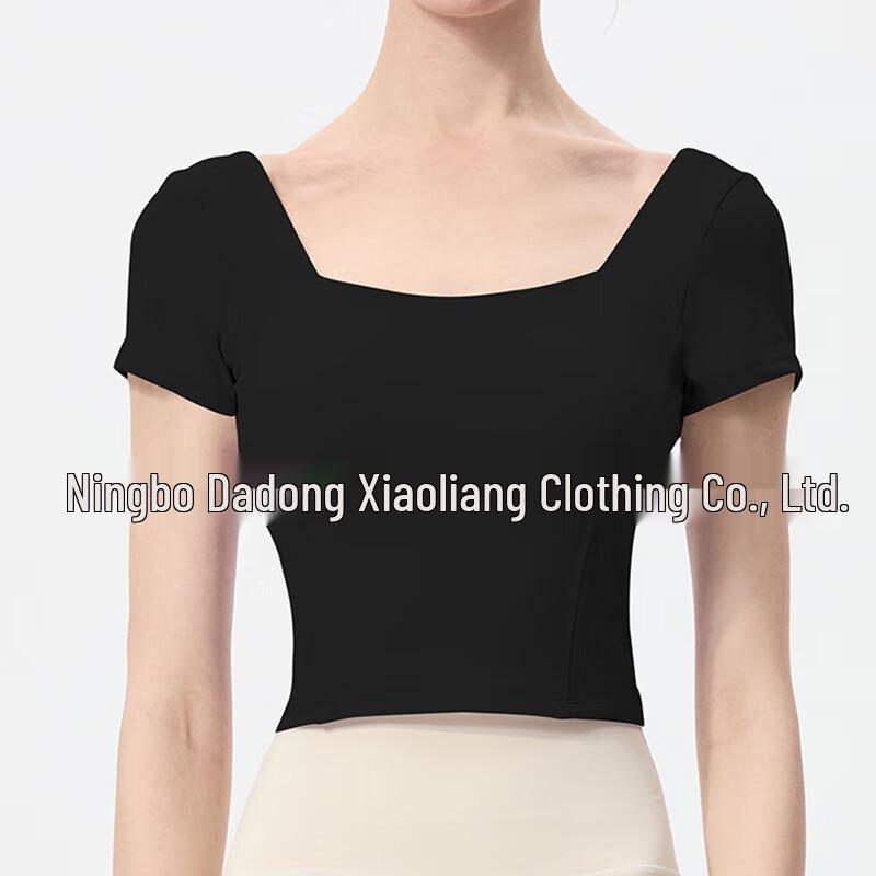 Женская спортивная футболка для йоги OEING с открытой спиной S-XL