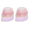 2 Pcs  Makeup Brush Purple Flat Top Rhombus Makeup Brush with Storage Box