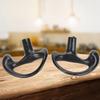 Comfortable Black Silica Gel Ear Mould Replacement for Most Coil Tube   Kits (Large)