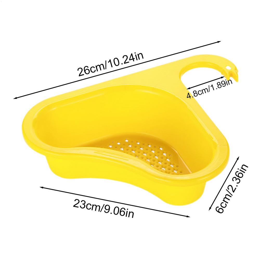

New Swan Sink Drain Basket Household Anti-Slip Faucet Strainer Food-Grade Filter Basket Food Garbage Colanders Draining Shelf жёлтый