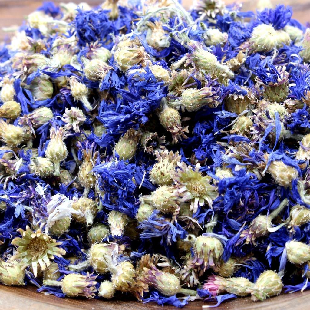Dried Blue Cornflowers Whole Flowers 0.5kg