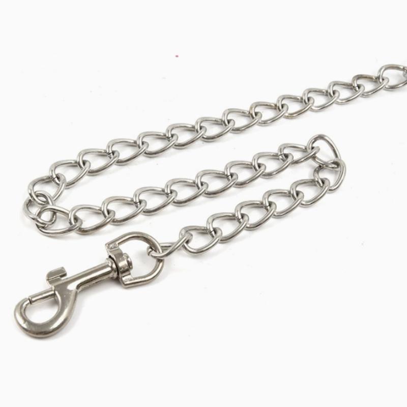 Hoyytu Adult Restraint Handcuff Double End Metal Hook Chain Portable Design for Couple Bondage Travel Intimate Use