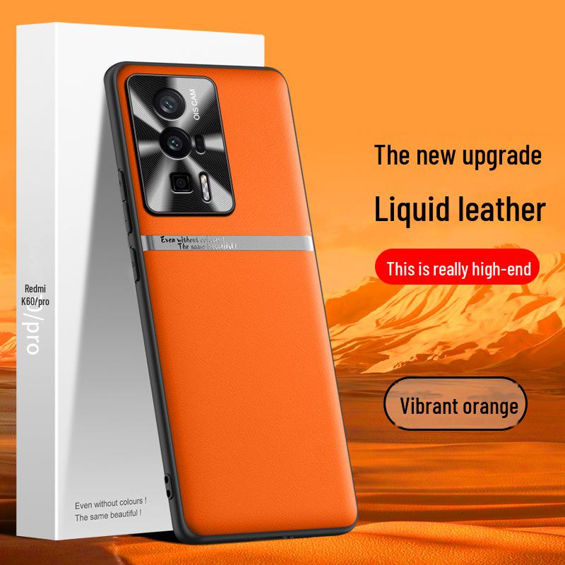 

Redmi K60 Pro Liquid Leather Protective Phone Case: Anti-fall & Anti-fouling; One-Piece Shipping Available. Redmi K60