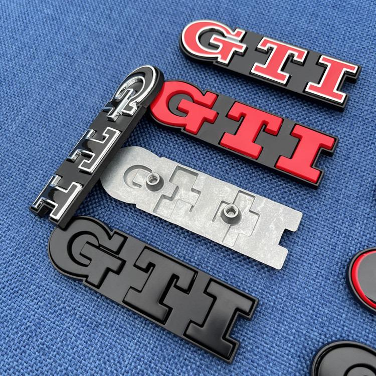 Volkswagen GTD Metal Grille Badge for Golf 7, Lingdu, Polo, Rline 6, Rear & Side Car Emblem.