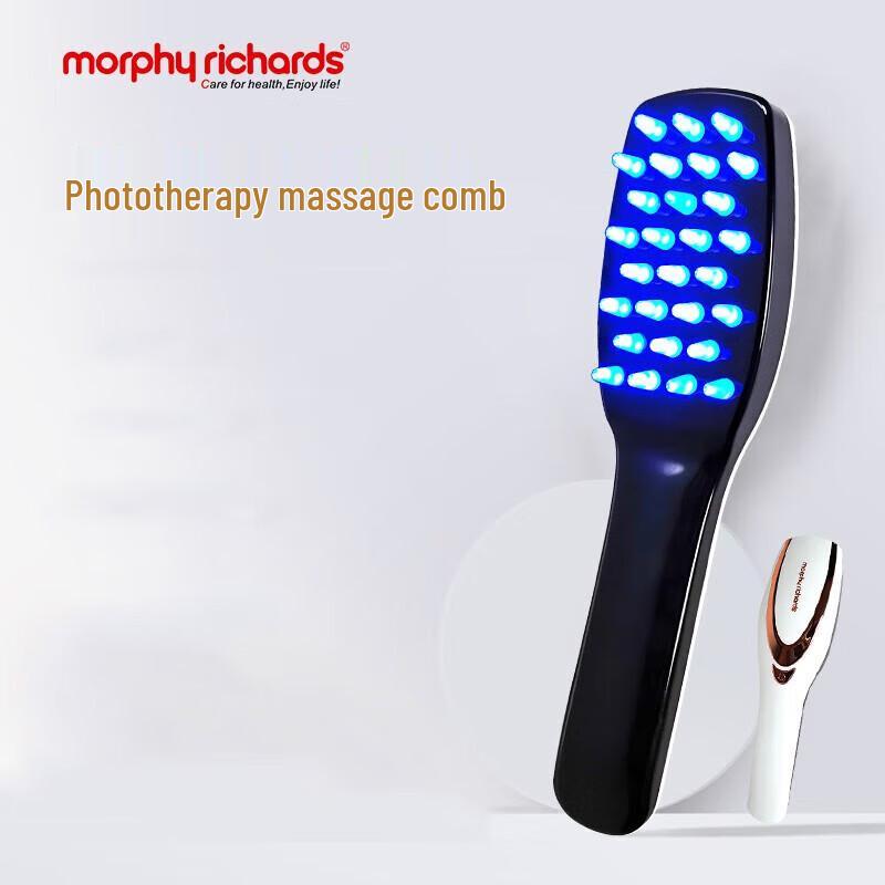 Morphy Richards Red & Blue Light Therapy Scalp Massager Comb
