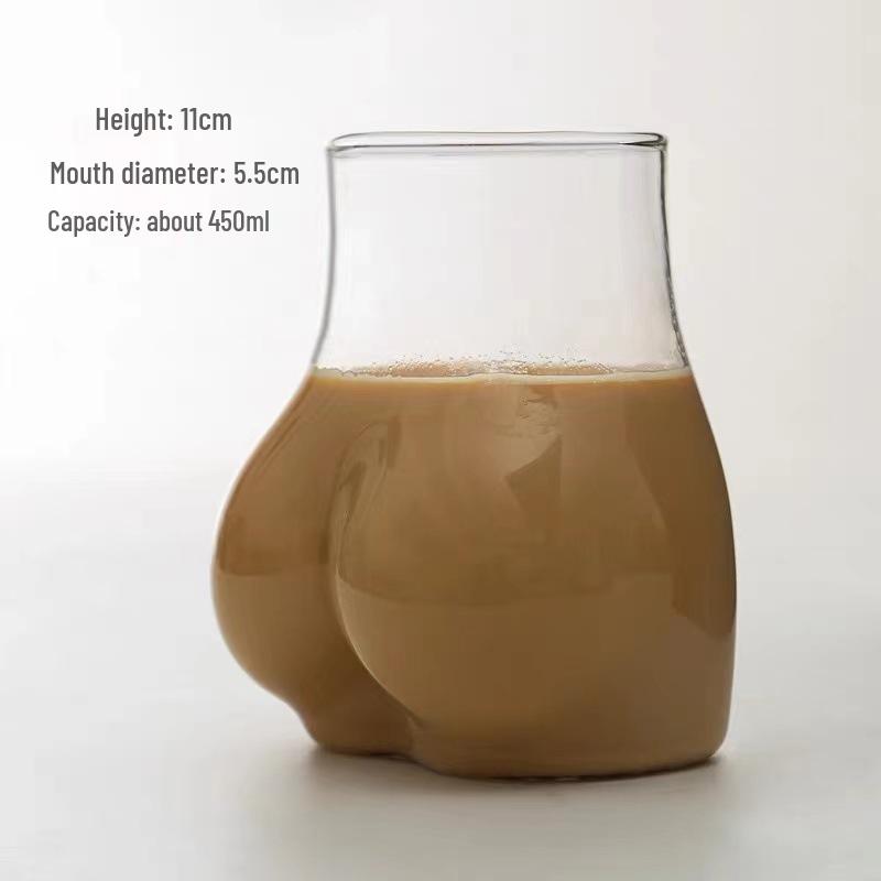 

Handmade Cute Butt Mug - Large Capacity Modern Milk Tea Cup