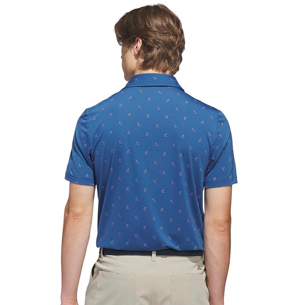 CLIMACOOL Dianagle Print Shirt Dusky Petrol [Adidas Golf] Short-Sleeve J/L