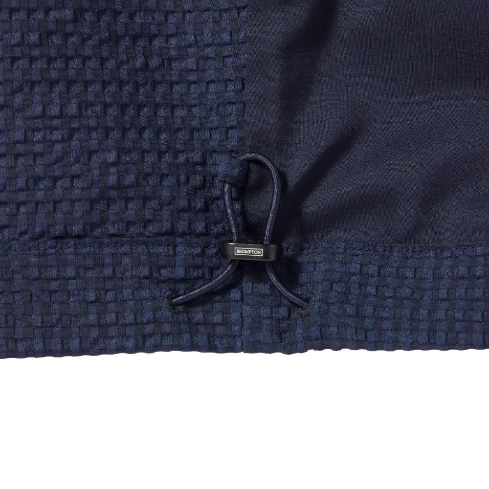 Brompton London Seersucker Set Full Zip Hoodie - Navy (P242Mjp532)