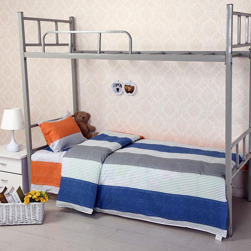 1.5m 100% Pure Cotton Duvet Cover for Single Bed - Suitable for Student Dormitory, Male, 150x200 cm