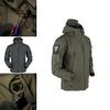 Versatile Men's Winter Jacket With Windproof Hood And Multifunctional Pockets For Outdoor Activities