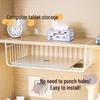 No-Drill Metal Storage Basket for Bedside & Desk