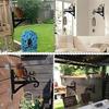 Iron Owl Design Plant Hangers Bracket Outdoor Indoor Wall Plant Hook Metal Bird Feeder Hangers for Planter Wind Chime