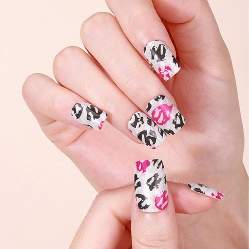 Wearable Gels Nails Wraps Cured Gels Nails Stickers French Styles Gels Nails Strips Nails Art Decortions for Party