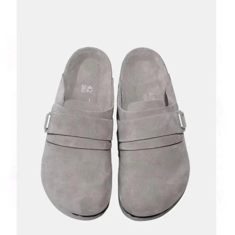 Fashion Spring/Autumn Women's Slippers Outdoor Closed Toe Flat Shoes for Women Slip On Platform Modren Flats Anti-slip Fashion Slides