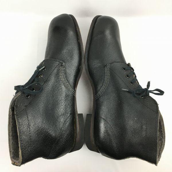 ECCO Premium Short Leather Boots Black size 42 26.5-27.0(USED)
