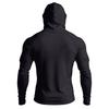 Herren Langarm-Sonnen-Hoodie mit Gesichtsschutz, Leichter, Atmungsaktiver Sport-Pullover für Outdoor-Aktivitäten