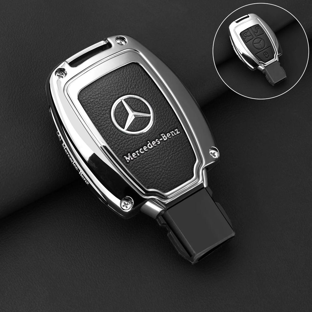 Car Key Case Fob Cover Holder Shell for Mercedes Benz A B C E GL S GLA GLK CLS Class AMG W204 W205 W212 W463 W176 Accessories HP3