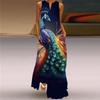 New Sleeveless Dress Summer Long Pear Shapes Belly Covering Silm Slim Looking Yes, Elegant V-neck Dress