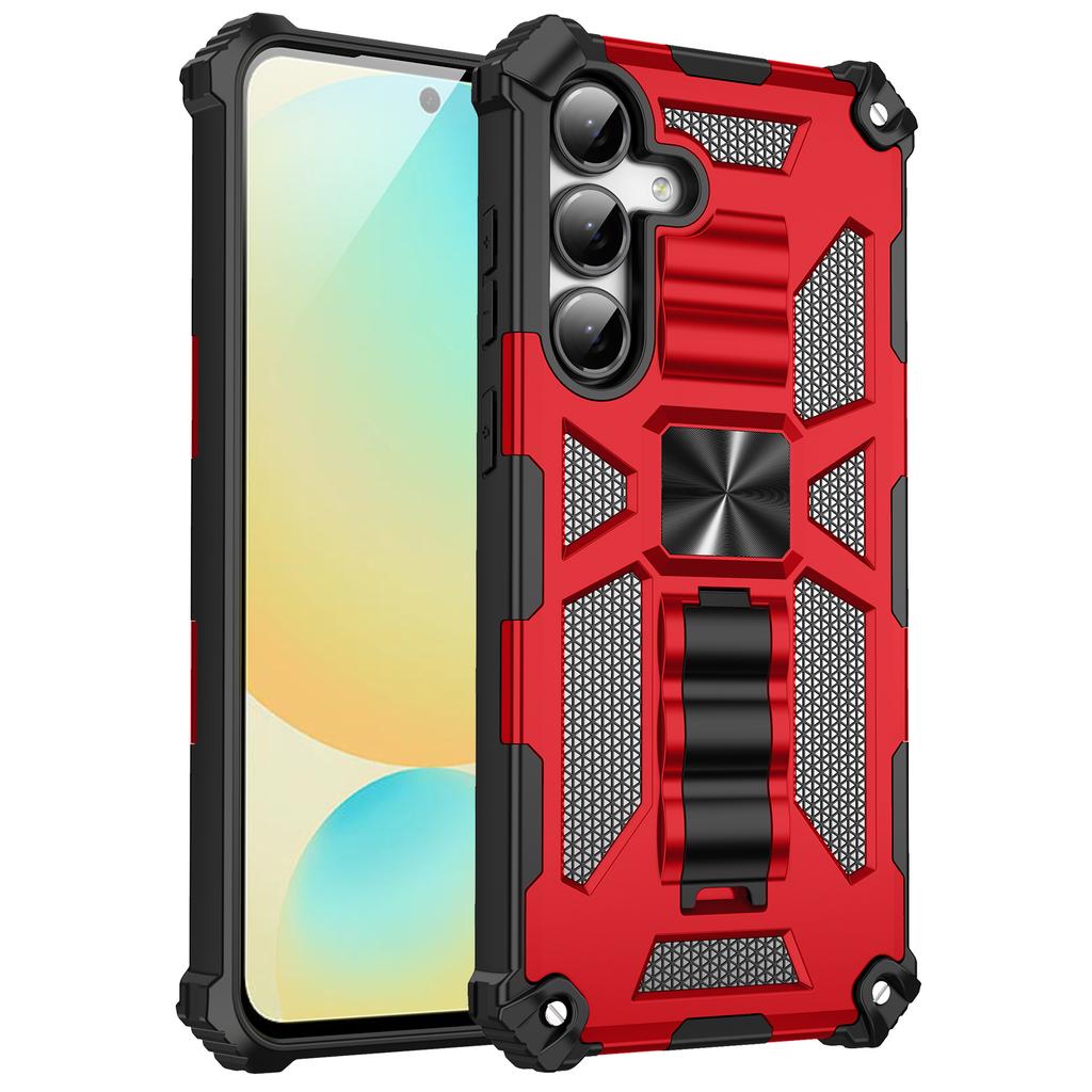 For Samsung Galaxy S24 FE Phone Case Kickstand Drop Protection PC+TPU Back Cover