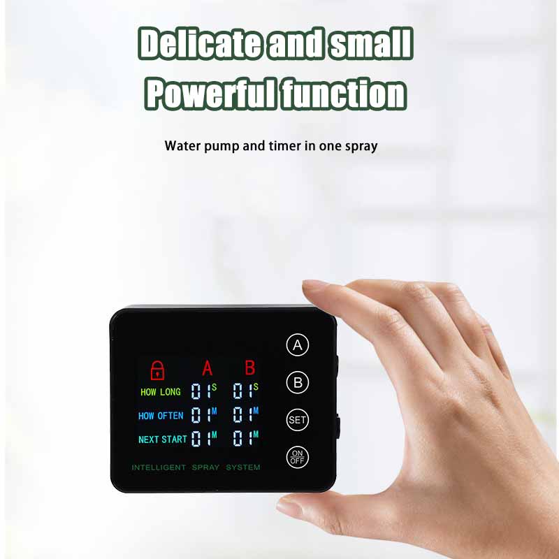 Intelligent Reptile Spray Humidifier Control Automatic Mist Rainforest Timing Spray System Kit Rainforest Irrigation Timer