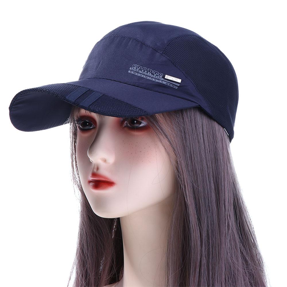 Casual Summer Sun Hat Breathable Golf Sport Cap Mesh Caps Quick Dry Mesh Cap Visor Cap Baseball Hat