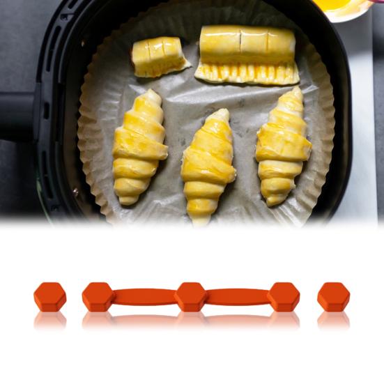 Air Fryer Magnet Buckles - 4 Pack Silicone Magnets To Secure Parchment Paper Liners