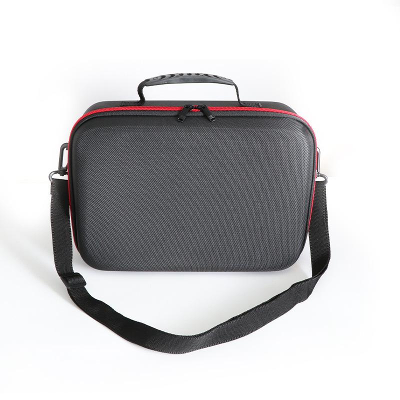 Anti-shock Compact Travel Bag with Shoulder Strap Handle and Pocket Protective Storage Nylon Case for Insta 360 X4 Accessories