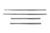 Glass Edging (4 Pcs, Stainless Steel) OmsaLine - Italian Stainless Steel for Nissan Pathfinder R51 2005-2014
