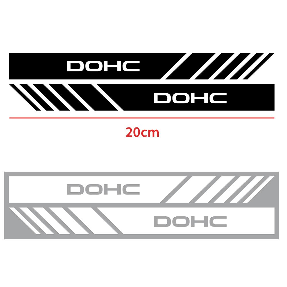 Car Styling 2Pcs Rearview Mirror Decal Stickers For Honda Mugen Accord Civic Vezel Jazz City HRV Auto Decoration Accessories RF6