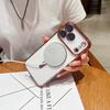 Luxury for Magsafe Plating Soft Silicone Case for iPhone 17 Air 16 15 14 13 12 Pro Max 11 Plus Magnetic Camera Protective Cover
