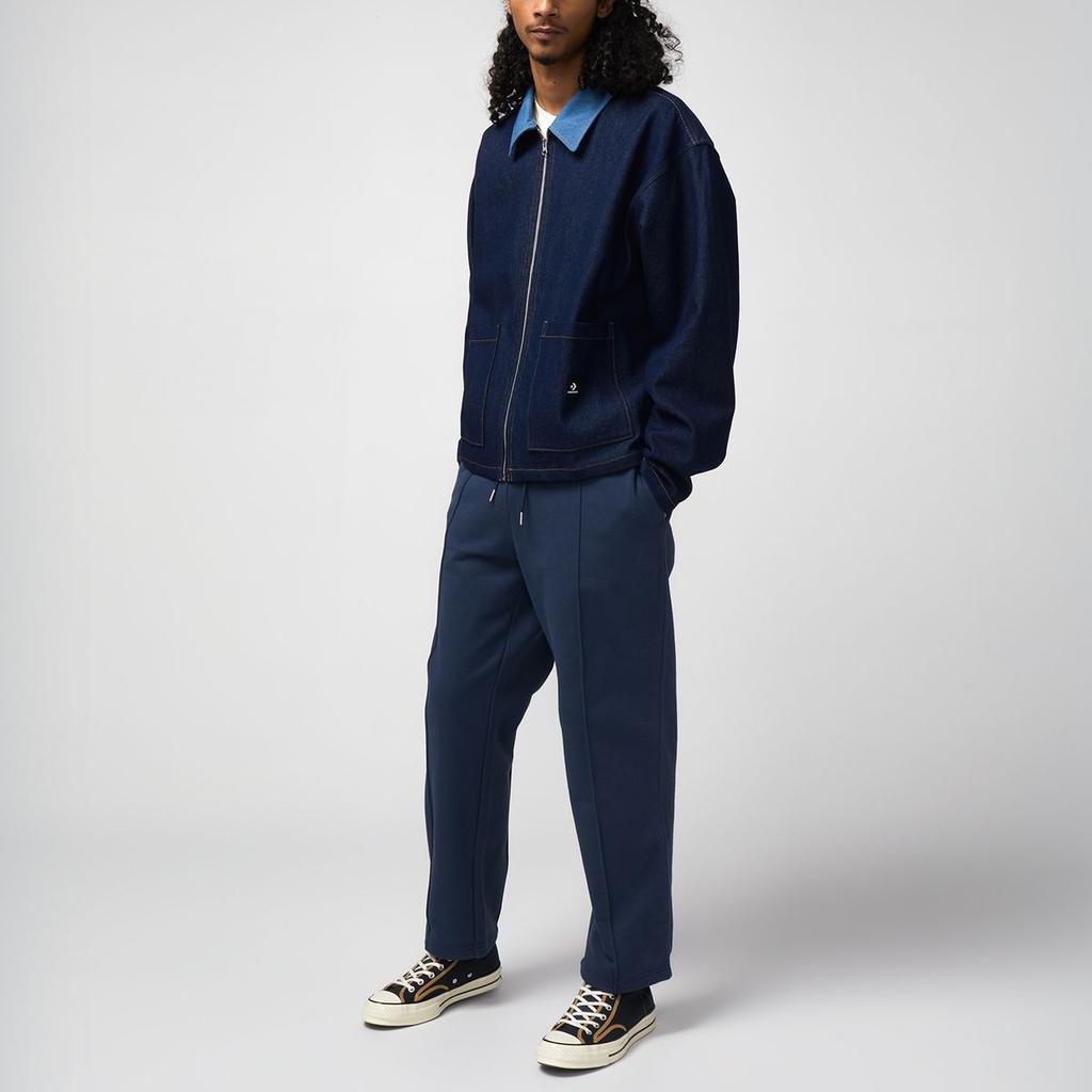 New Converse Men's Denim Shirt Jacket 'Night Indigo' 10024867-A01