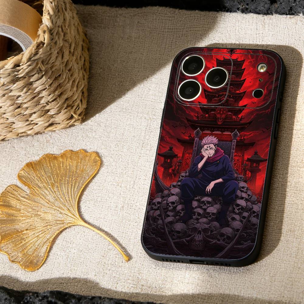 S-Satoru Gojo and His Students Phone Case Silicone Soft For IPhone 17 16 15 14 13 12 11 X XR Plus Pro Max Plus
