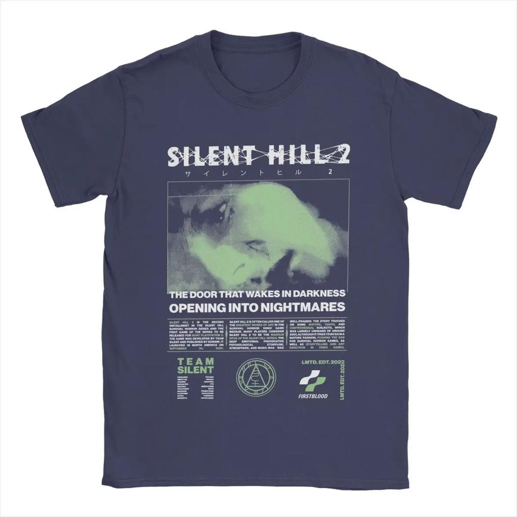 2026 Unisex Silent Hill 2 T Shirts Cotton Clothing Casual Short Sleeve Round Neck Tee Shirt Adult T-Shirts Hip Hop Streetwear Oversized Tshirt