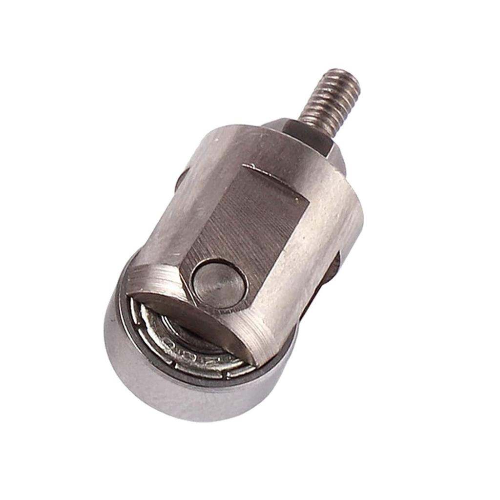 Roller Contact Point for Dial Gauge 10mm Diameter Wheel M2.5 Thread Dial Gauge Accessories Stainless Steel