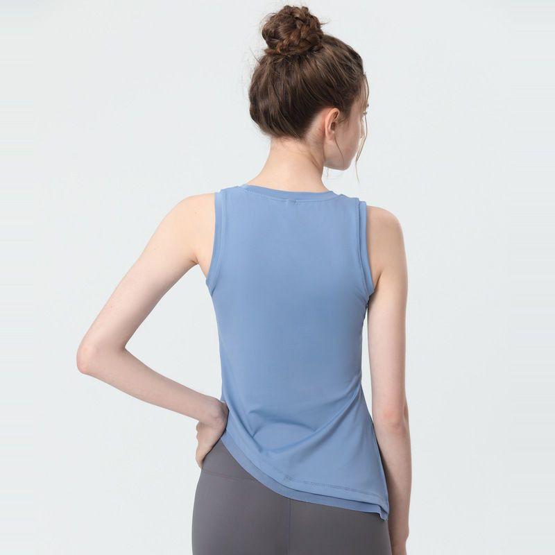 Fashion Loose T-shirt Thin Elastic Yoga Clothes Blouse