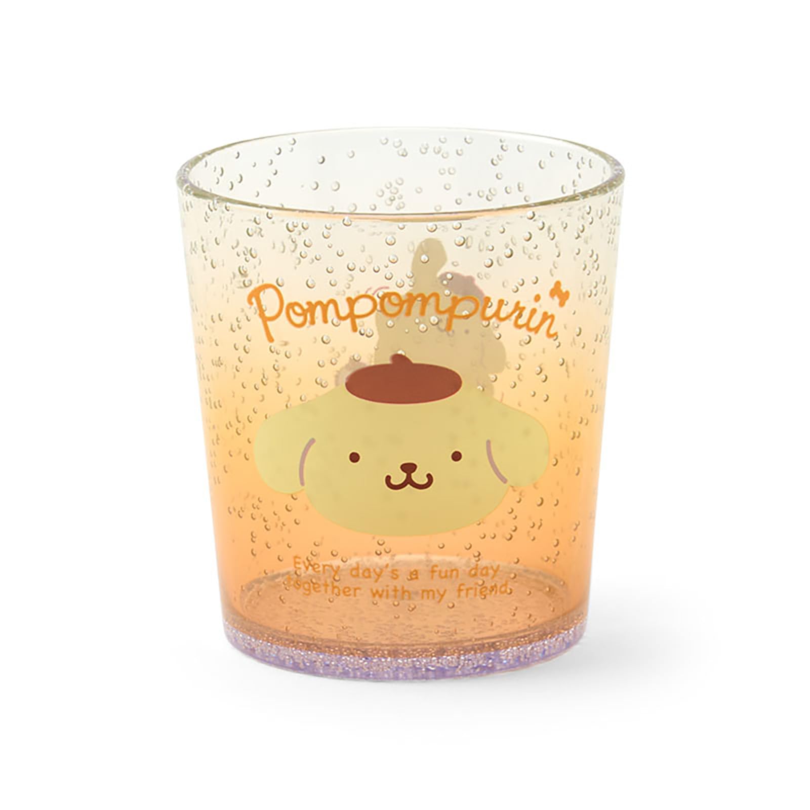 Sanrio Clear AS 176079 Tumbler, Pompompurin, Resin, Tableware, Cup, Capacity Approx. 300ml,